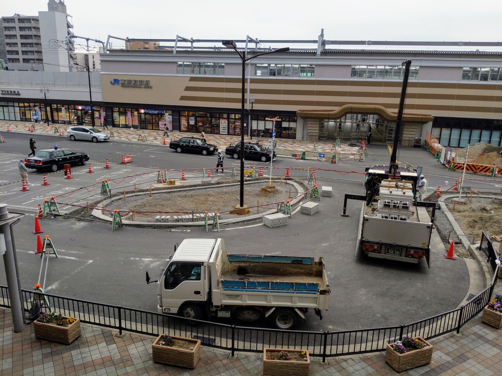 ｊｒ東岸和田駅高架工事近況 ２０１９年３月２２日 山河彩時記