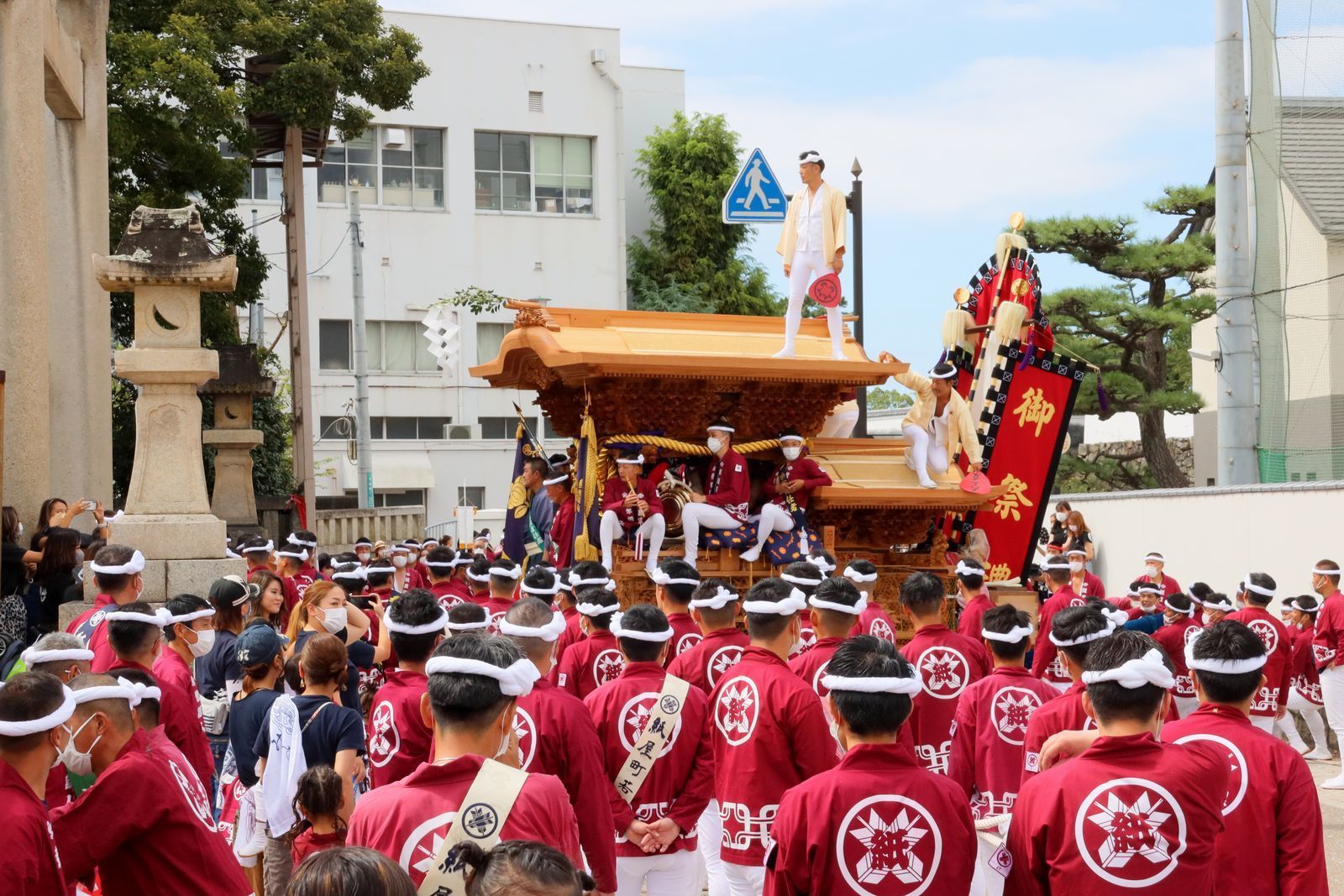 岸和田だんじり祭り 旧市 紙屋町 着流し-