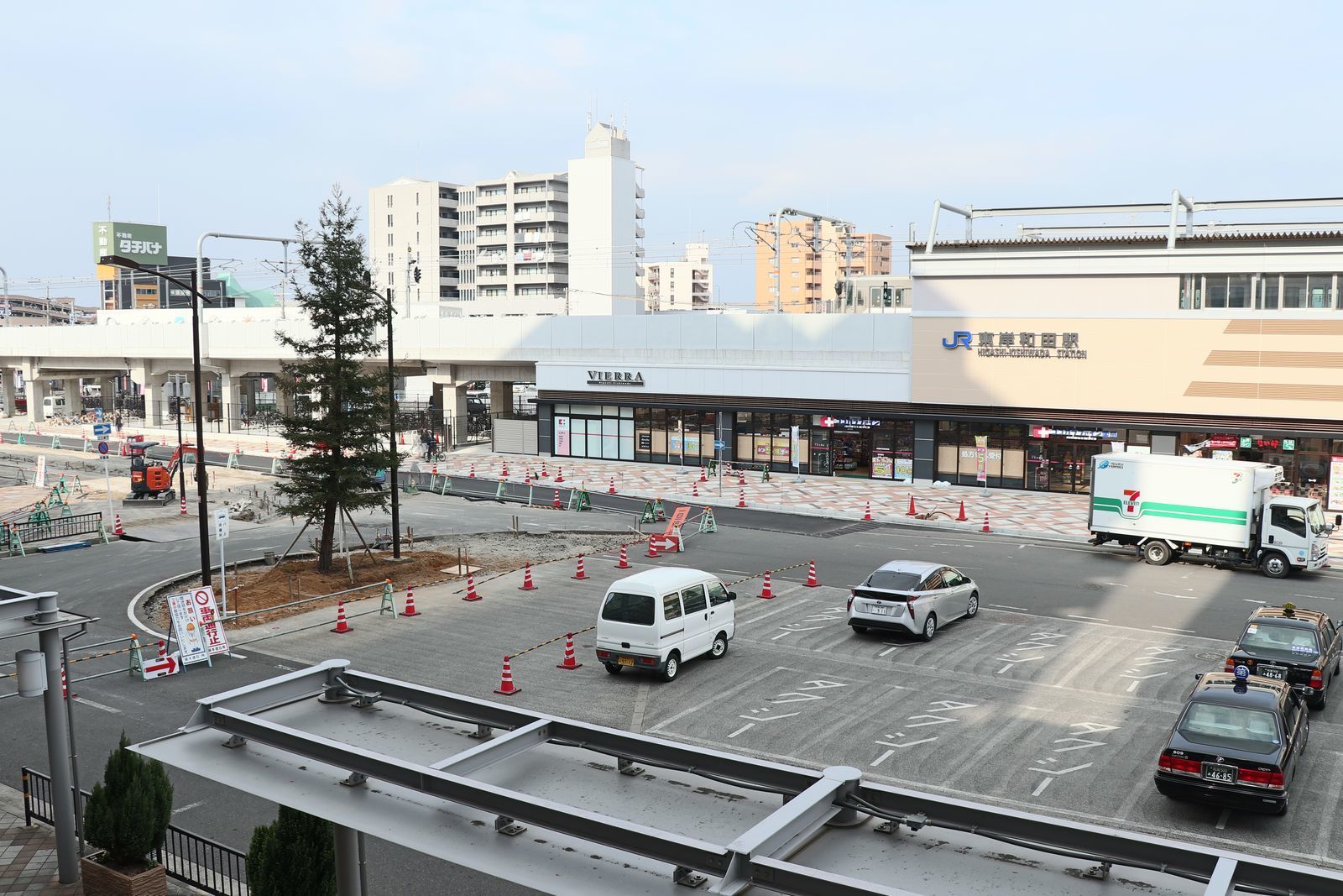 ｊｒ東岸和田駅高架工事近況 ２０１９年２月１８日 山河彩時記