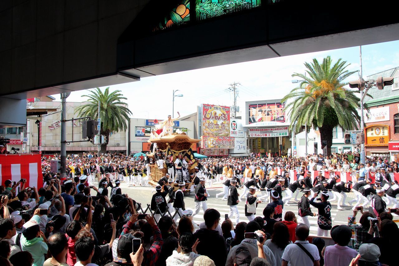 ２０１５年岸和田だんじり９月祭礼 宵宮 パレード 山河彩時記