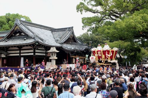 百舌鳥天満宮秋祭り: 山河彩時記