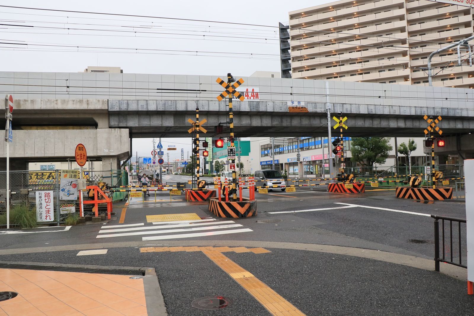 ｊｒ東岸和田駅高架工事近況 ２０１７年１０月２２日 山河彩時記